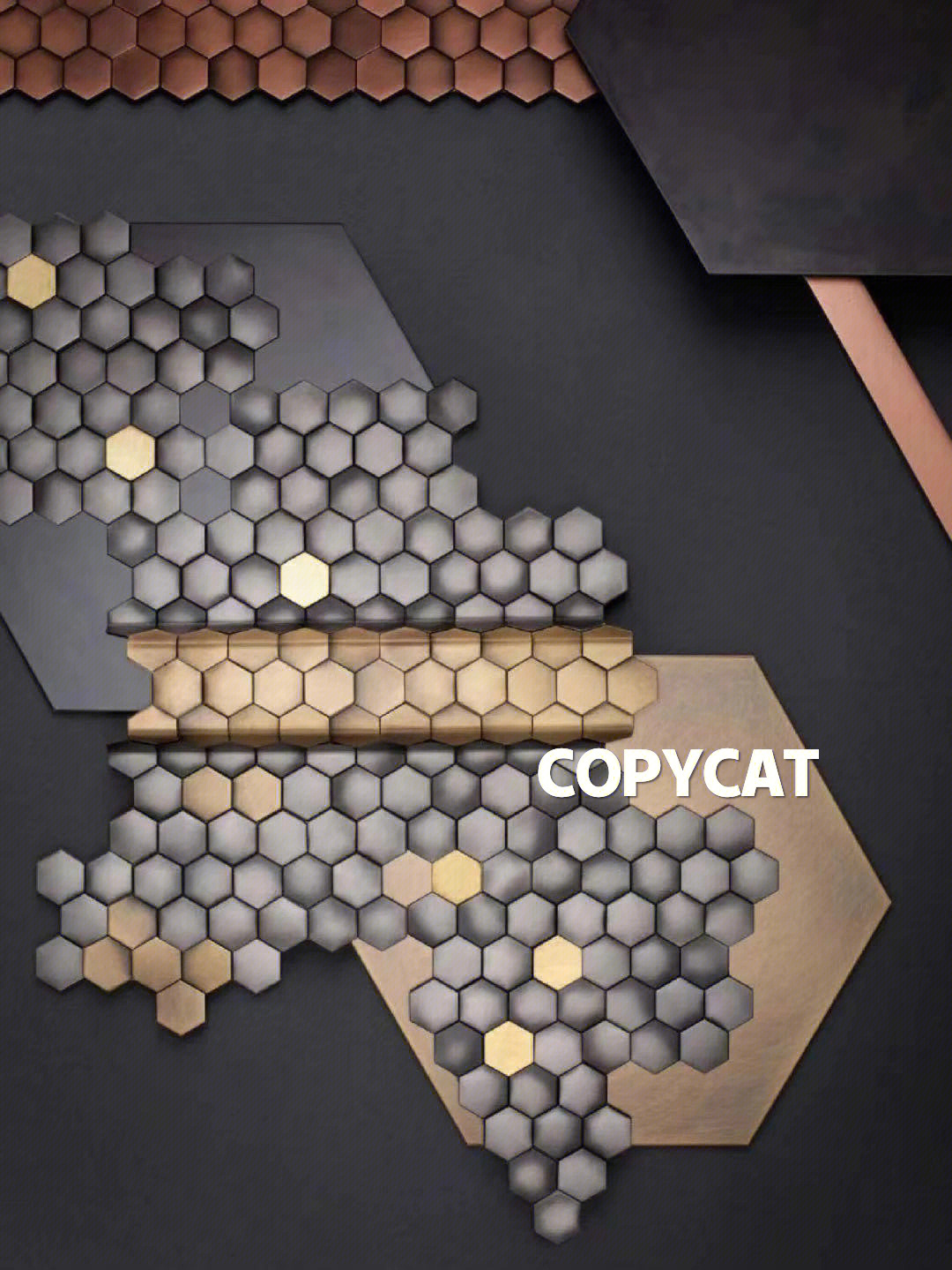 金属与古代工艺融为一体copycat金属马赛克