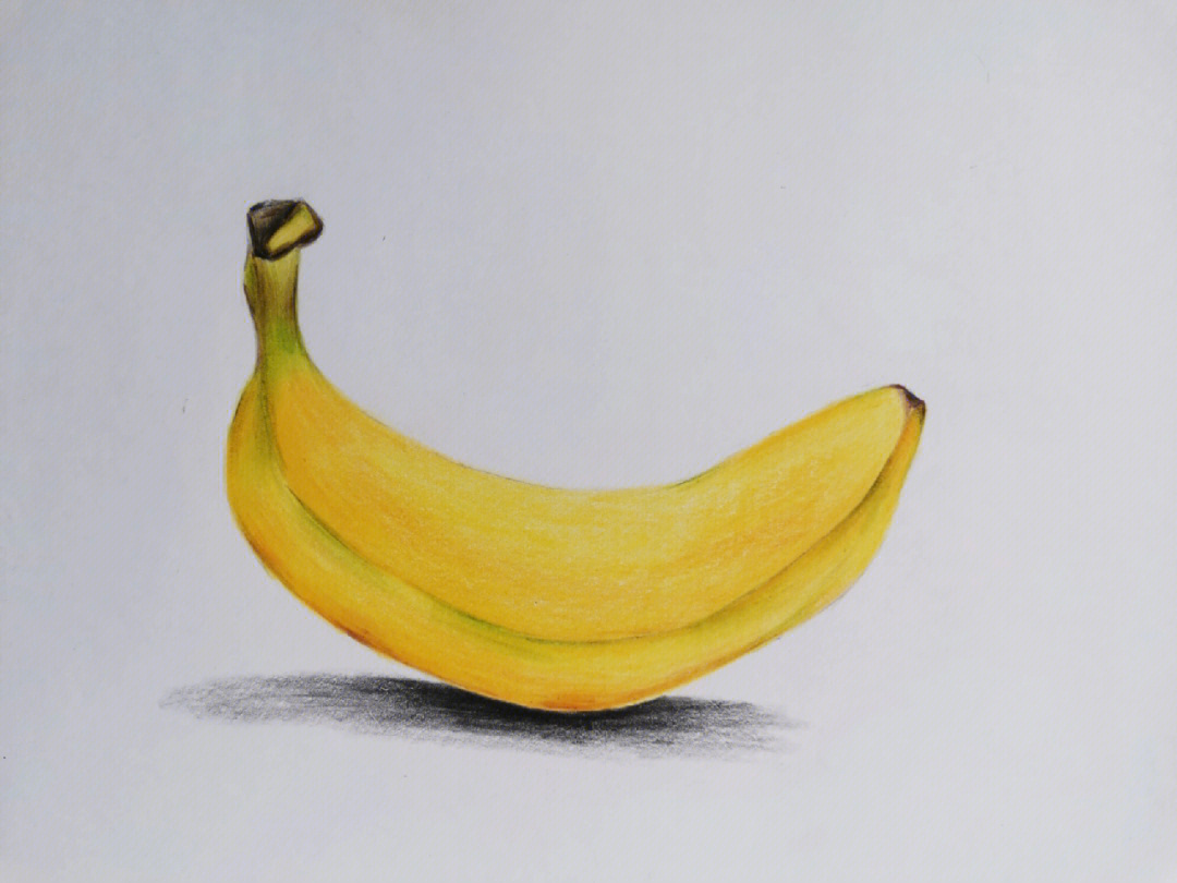 彩铅香蕉一步一步图片