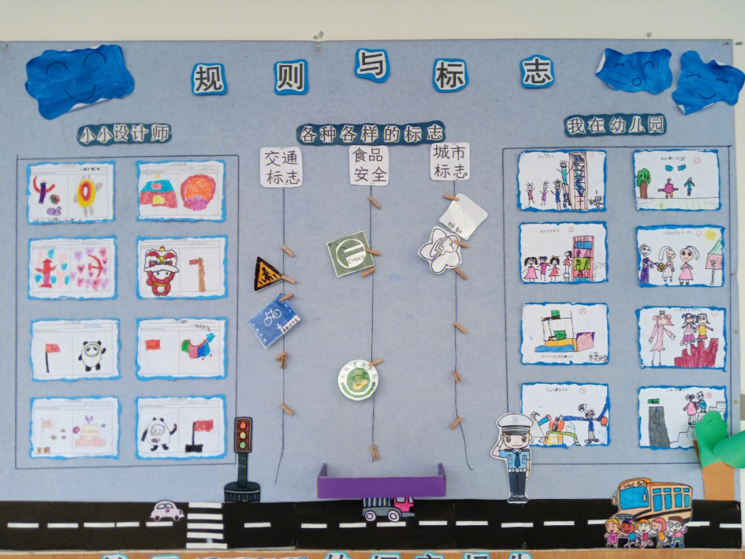 幼儿园墙面设计意图图片
