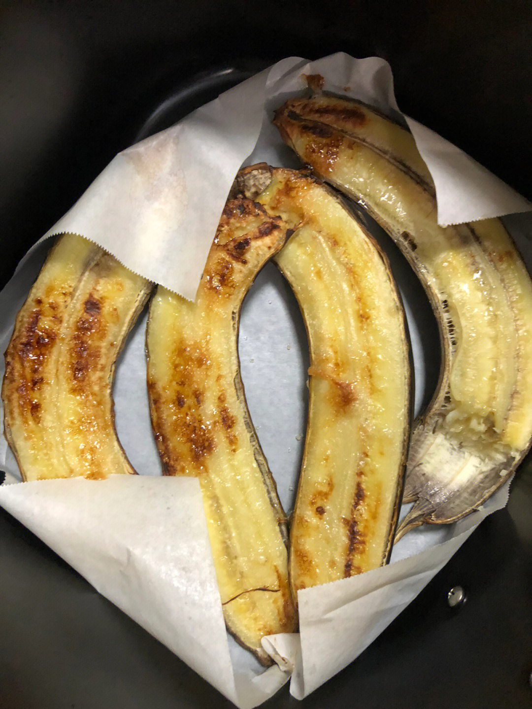 电饼铛烤香蕉图片