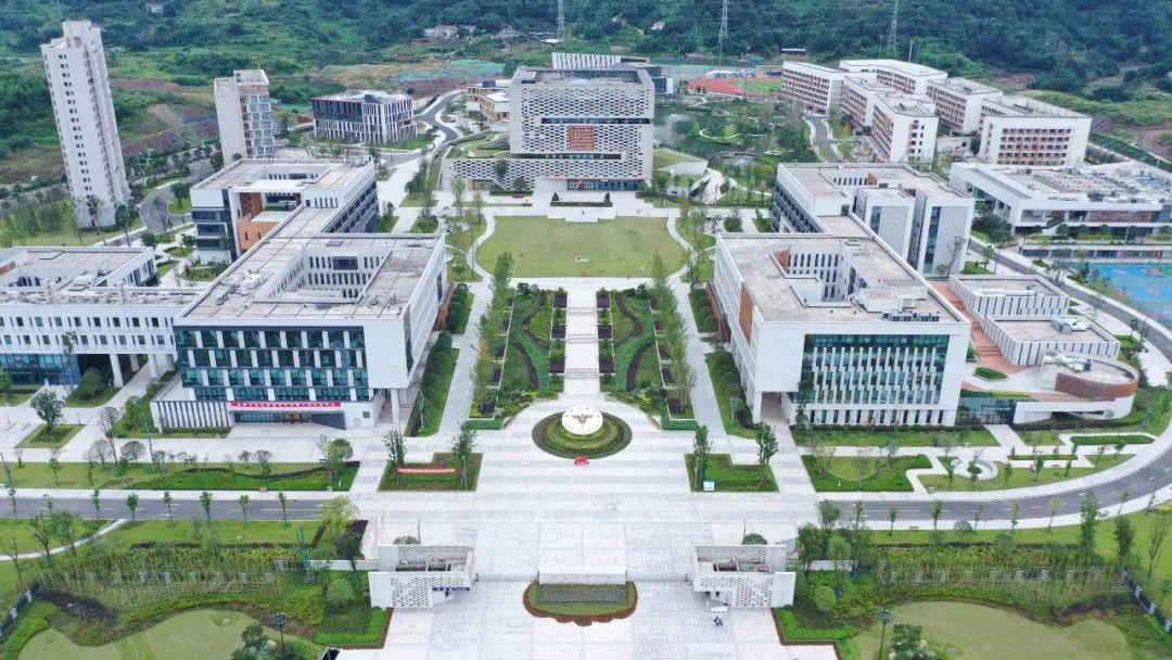 成都工业学院 全景图片