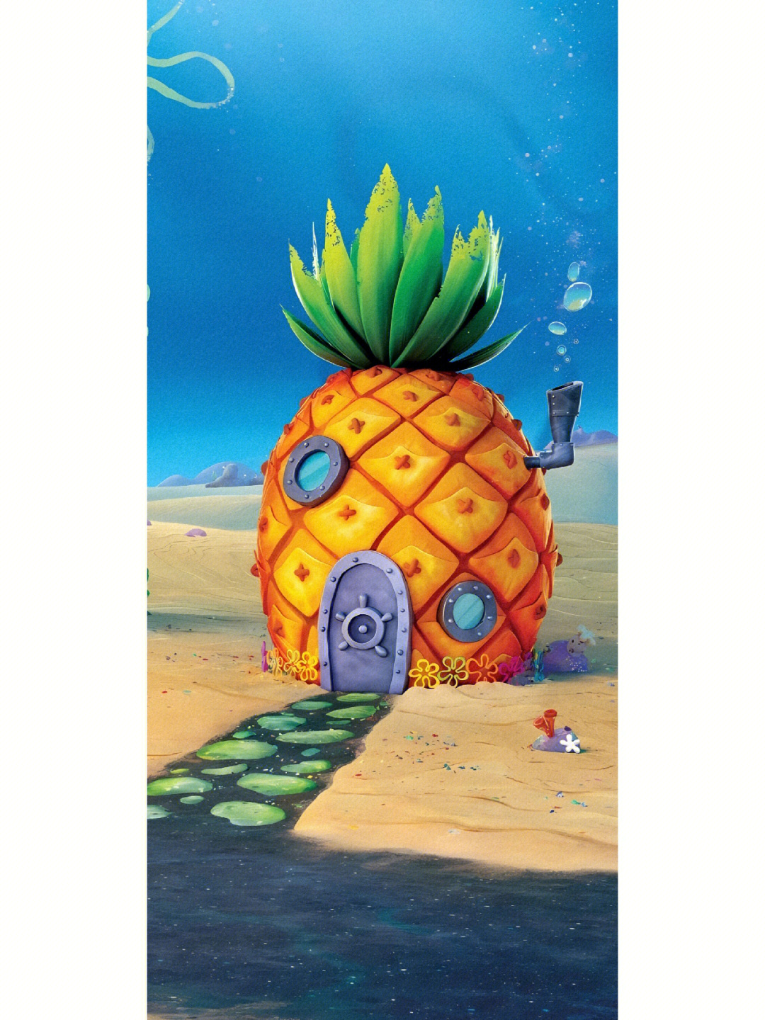 海绵宝宝菠萝屋背景图图片
