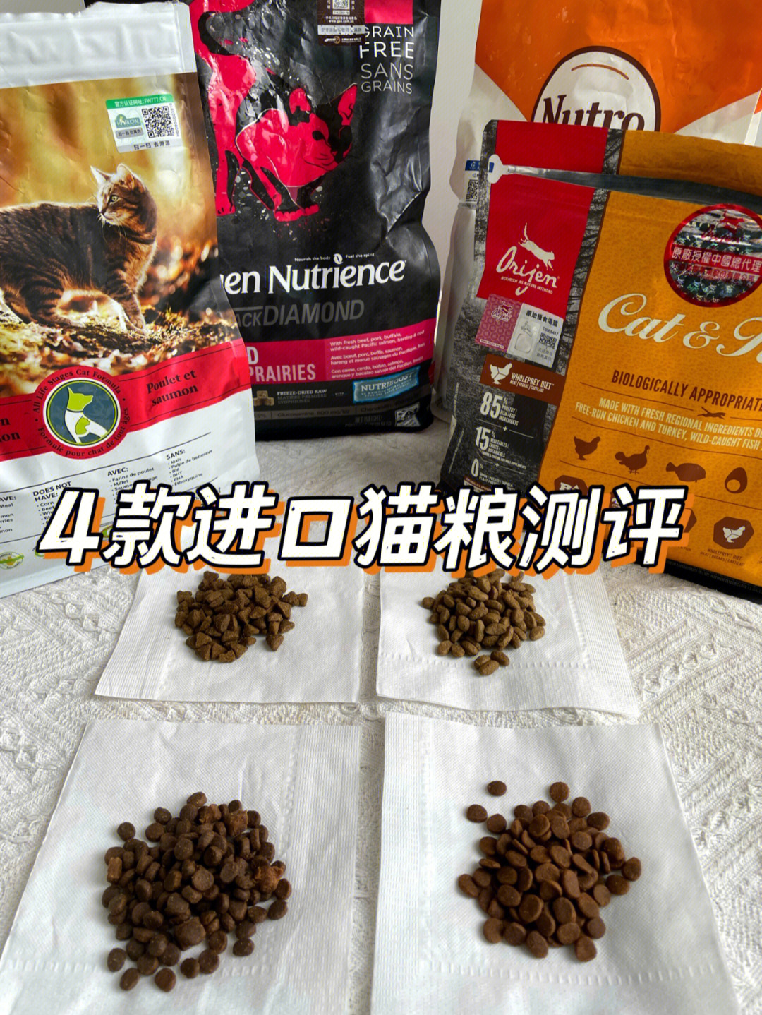 4款进口猫粮测评手把手教你挑选猫粮