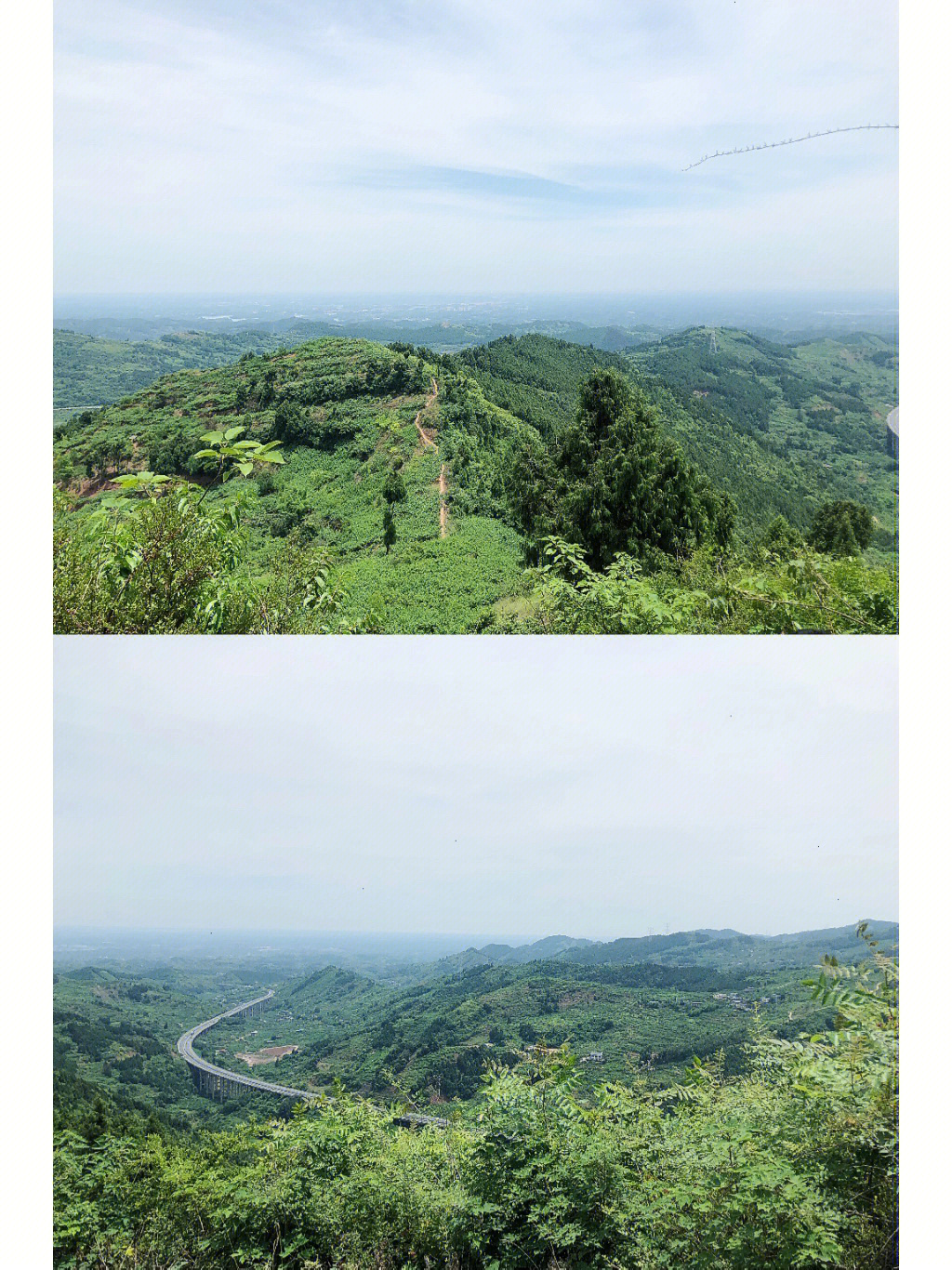 成都周边徒步龙泉山山脊线