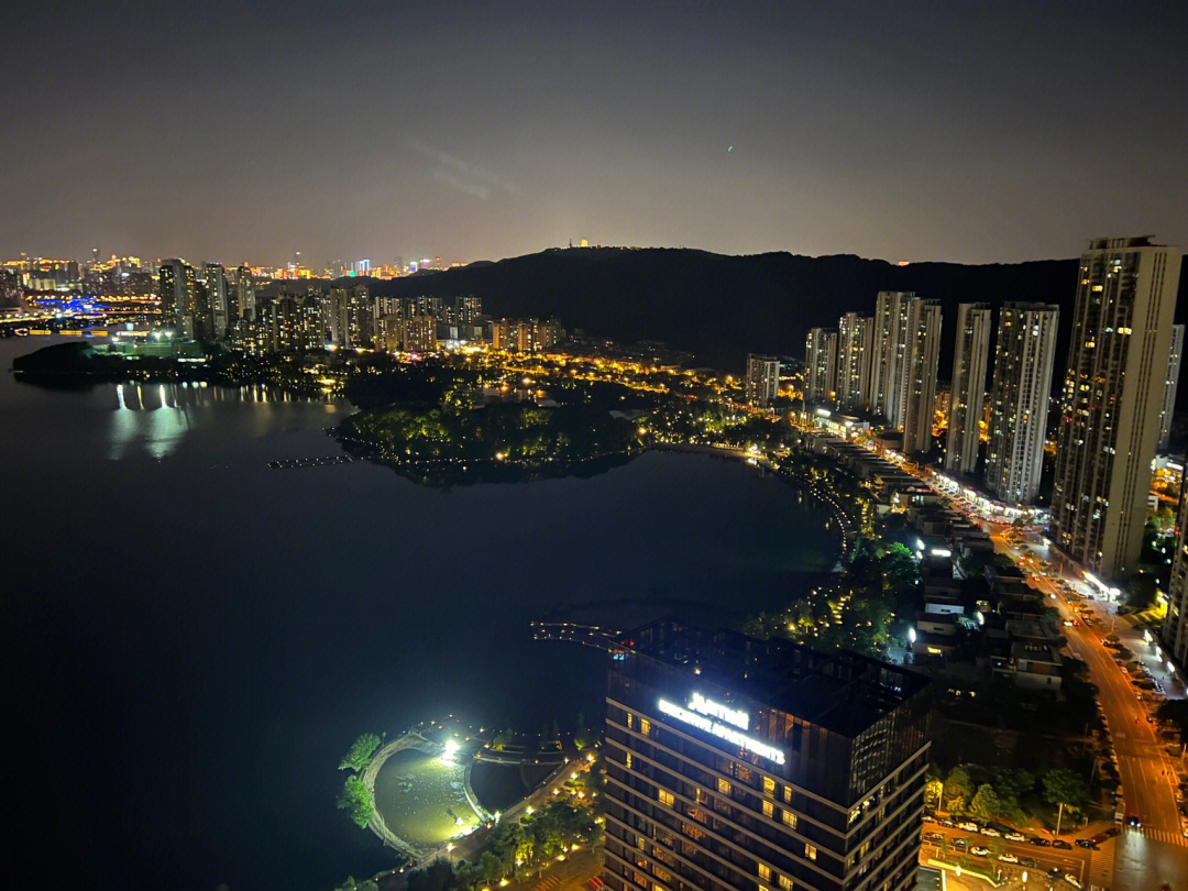 长沙梅溪湖夜景图片图片