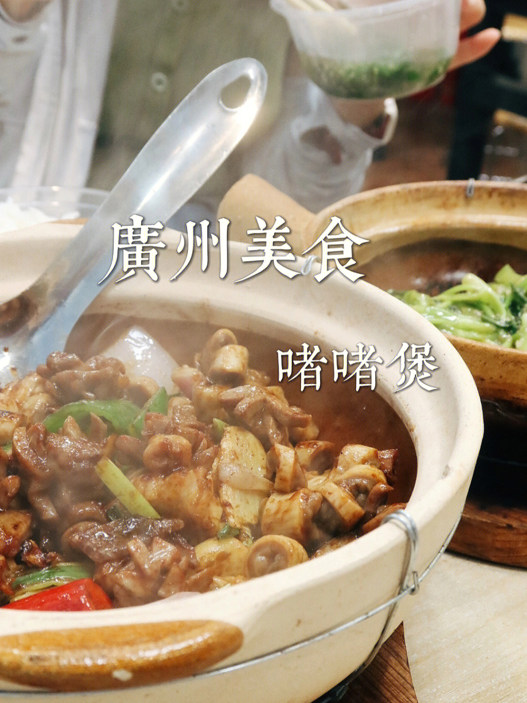 广州美食啫啫煲连炫两碗白米饭那种