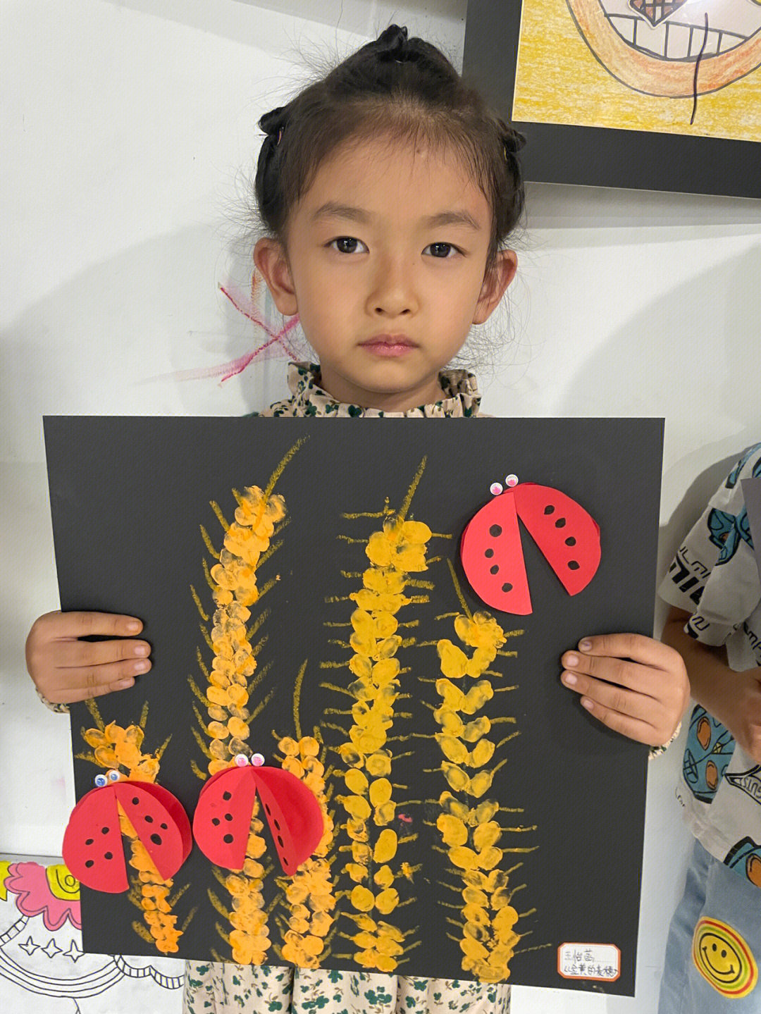 麦穗儿童画美术教案图片