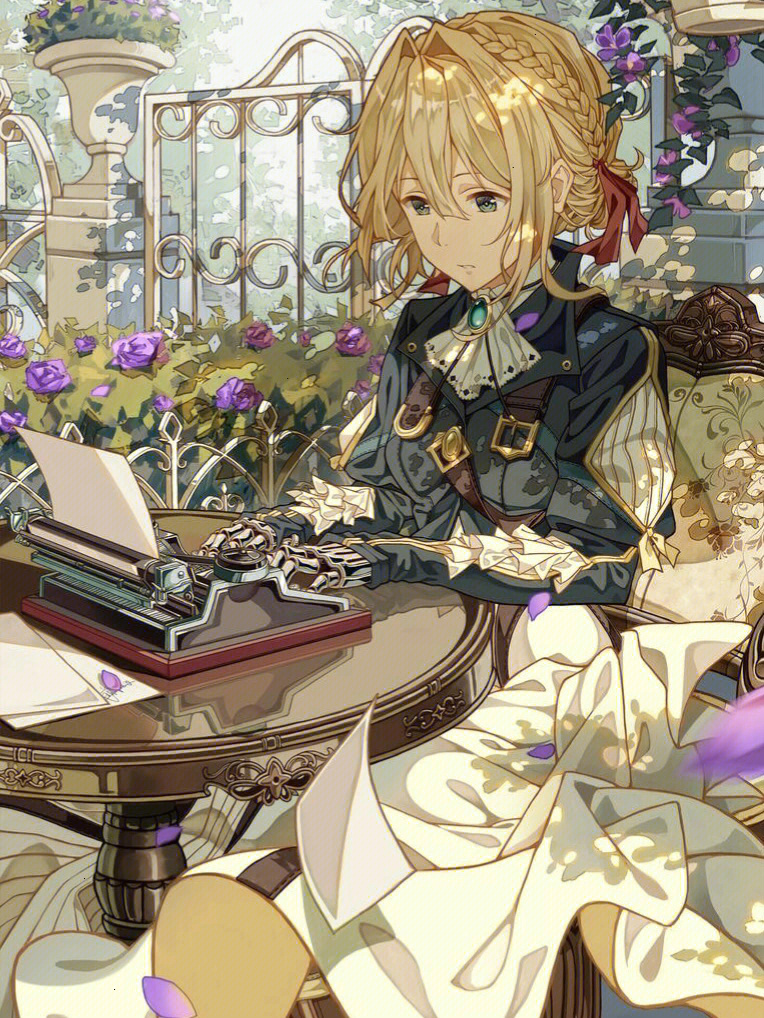 薇尔莉特·伊芙加登violet evergarden《紫罗兰永恒花园》里的女主