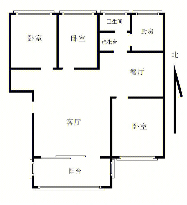 荷花园安置小区,三室两厅新装修,步梯四楼,价格便宜,钥匙在手随时看房