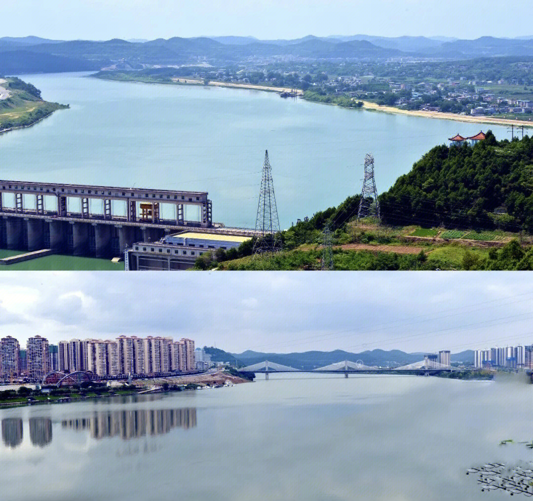 南部嘉陵江三桥风景