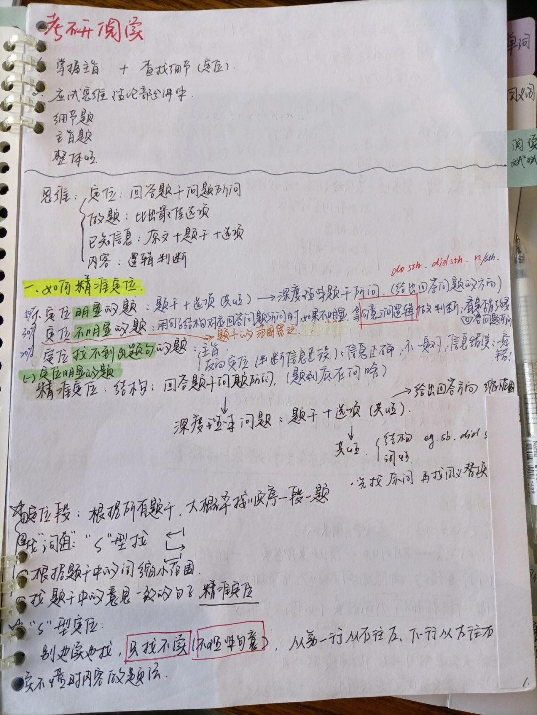 23颉斌斌老师阅读技巧课整理的笔记!整理完打卡!