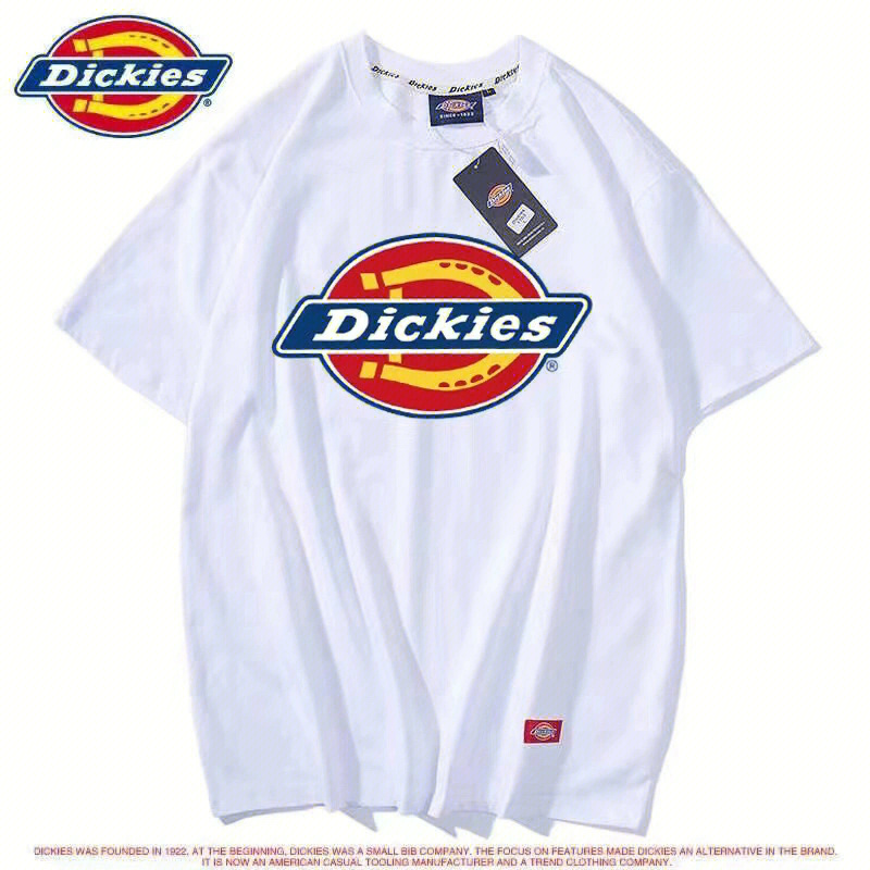 dickies迪克斯经典logo情侣短袖t恤