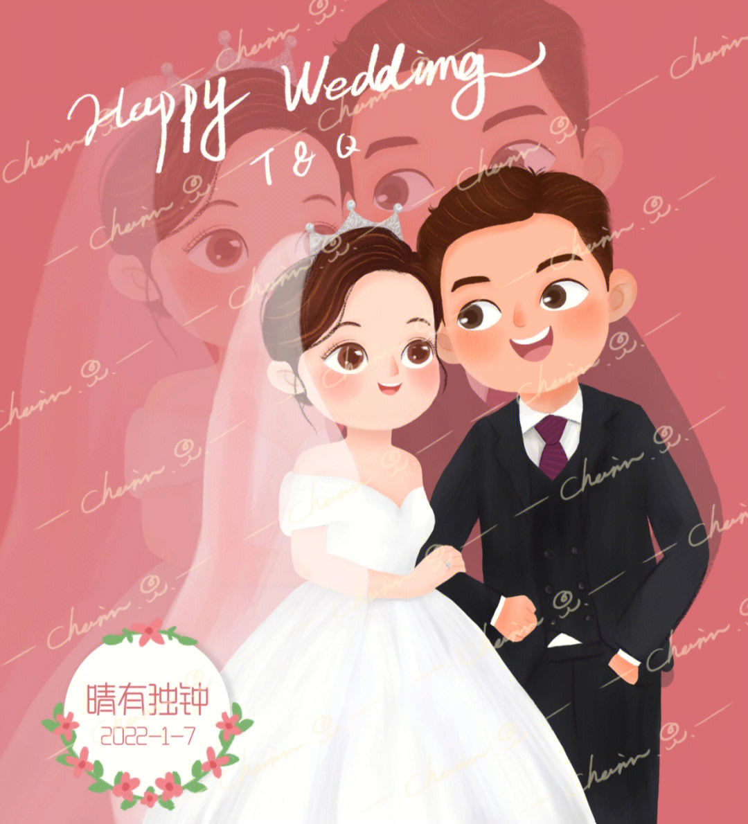 婚礼头像新婚快乐图片