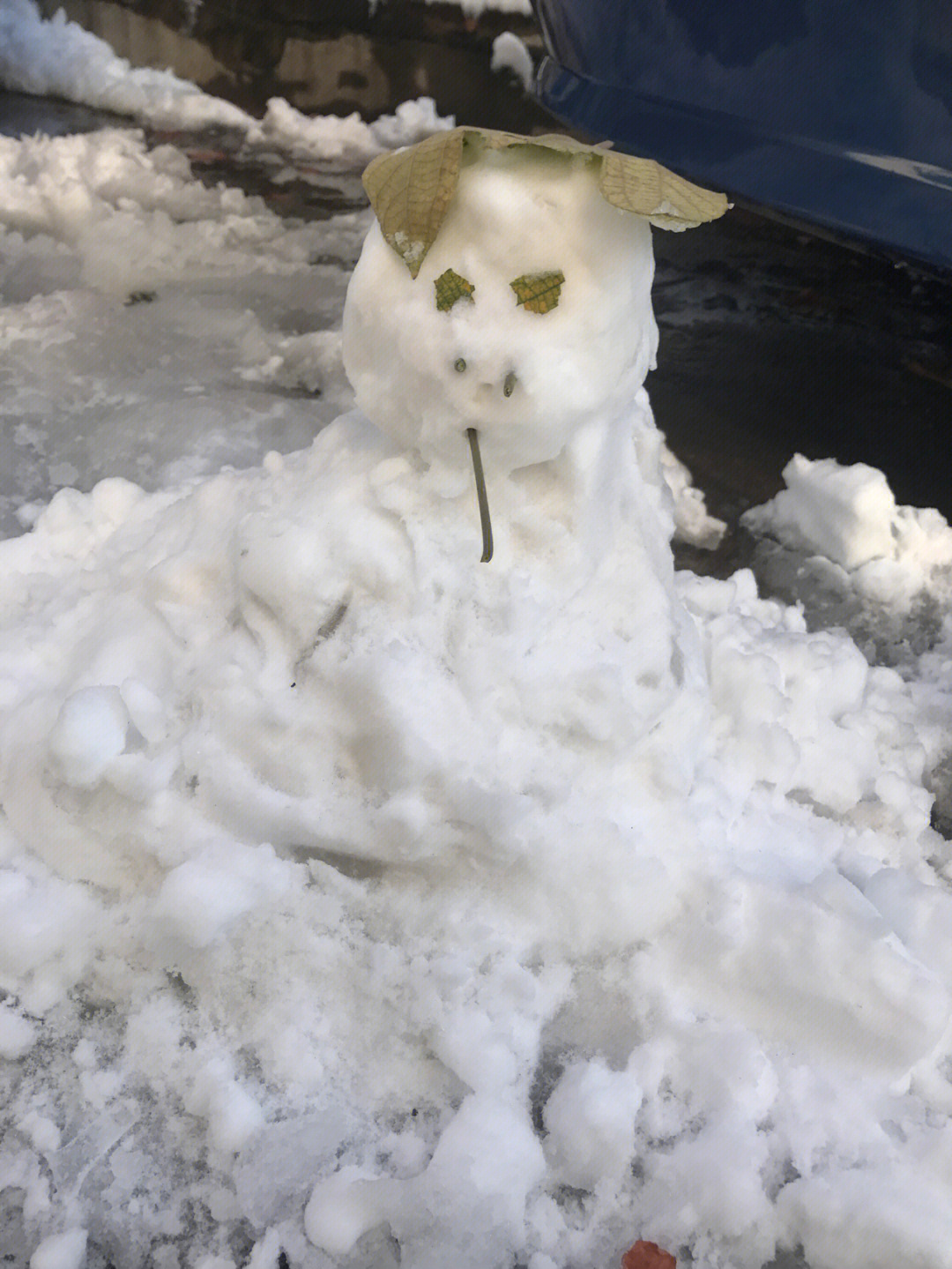 猪八戒雪人图片图片