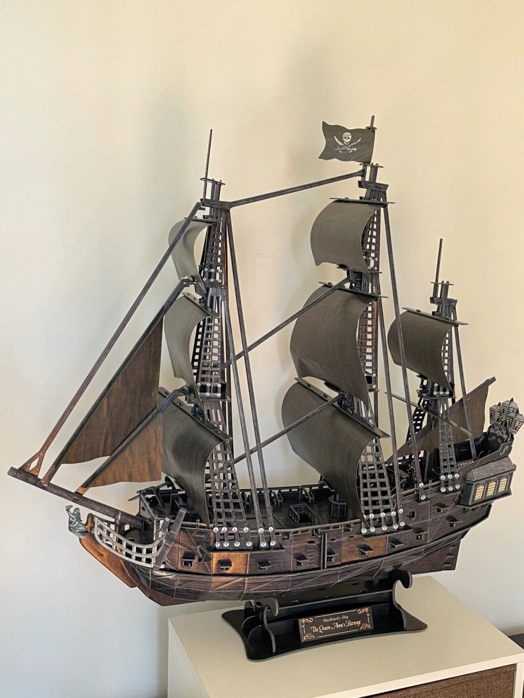 海盗船模型制作图纸图片