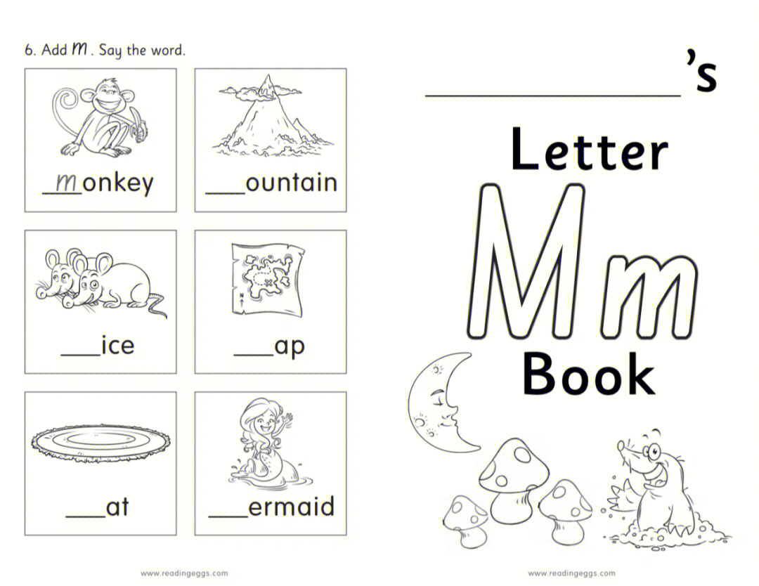 宝贝们都在练的字母练习纸mno