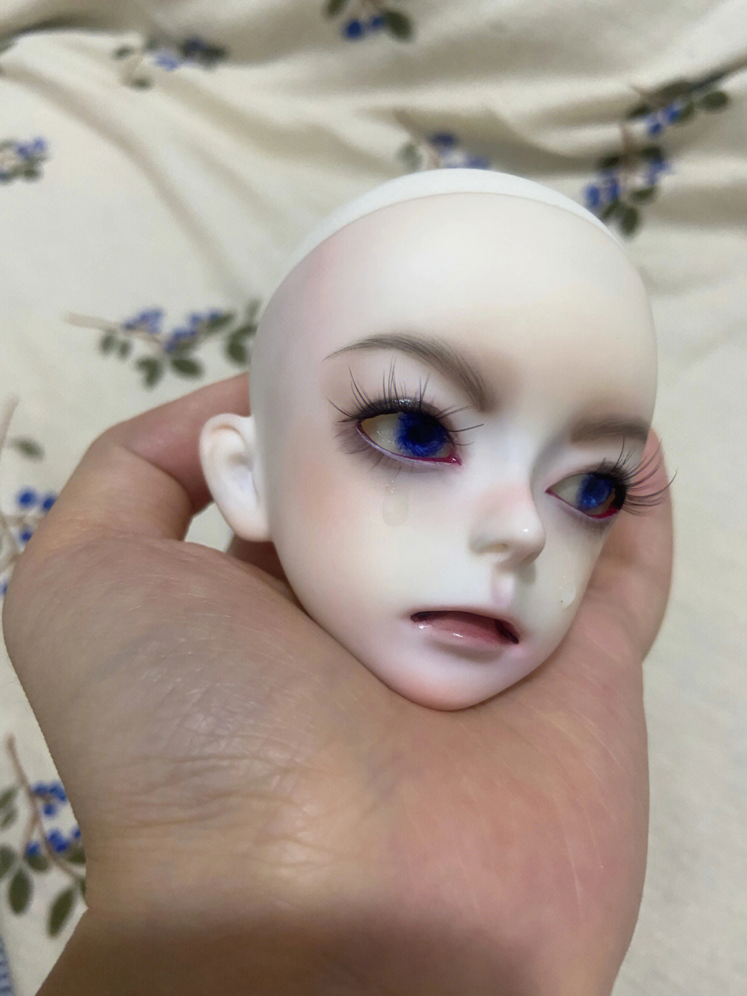 就是还没找到合适的睫毛…989898#bjd妆面#bjd