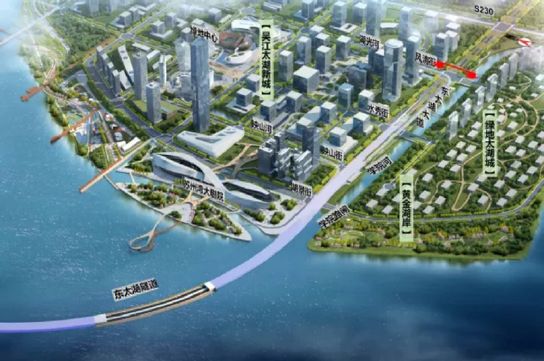 吴中苏州湾规划图图片