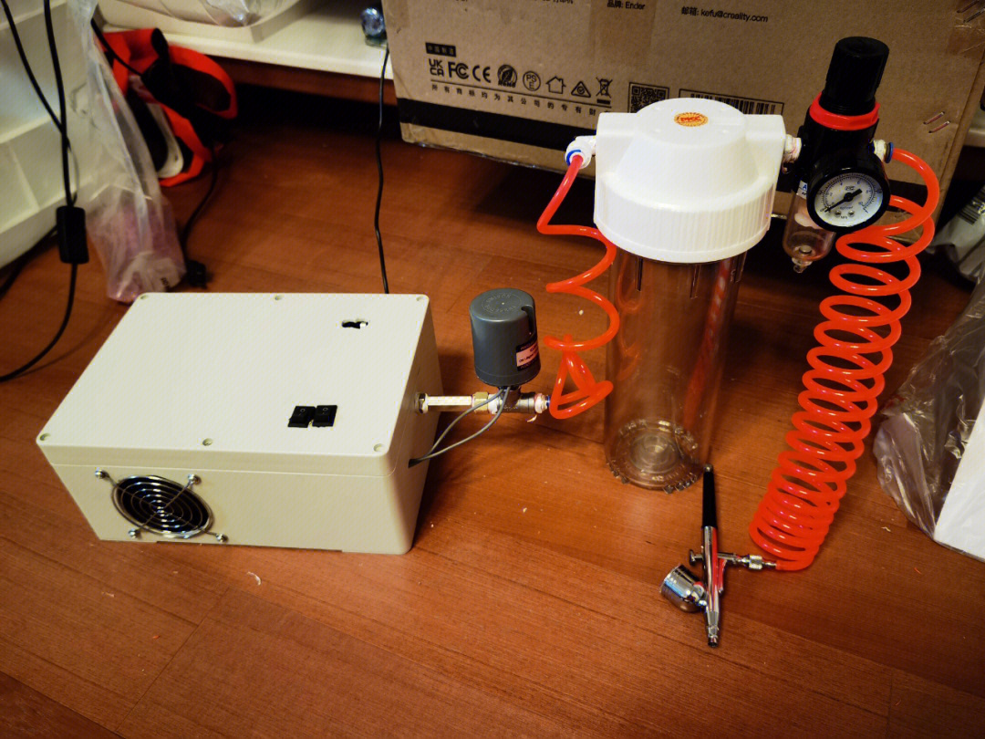 自制气泵制作过程图片