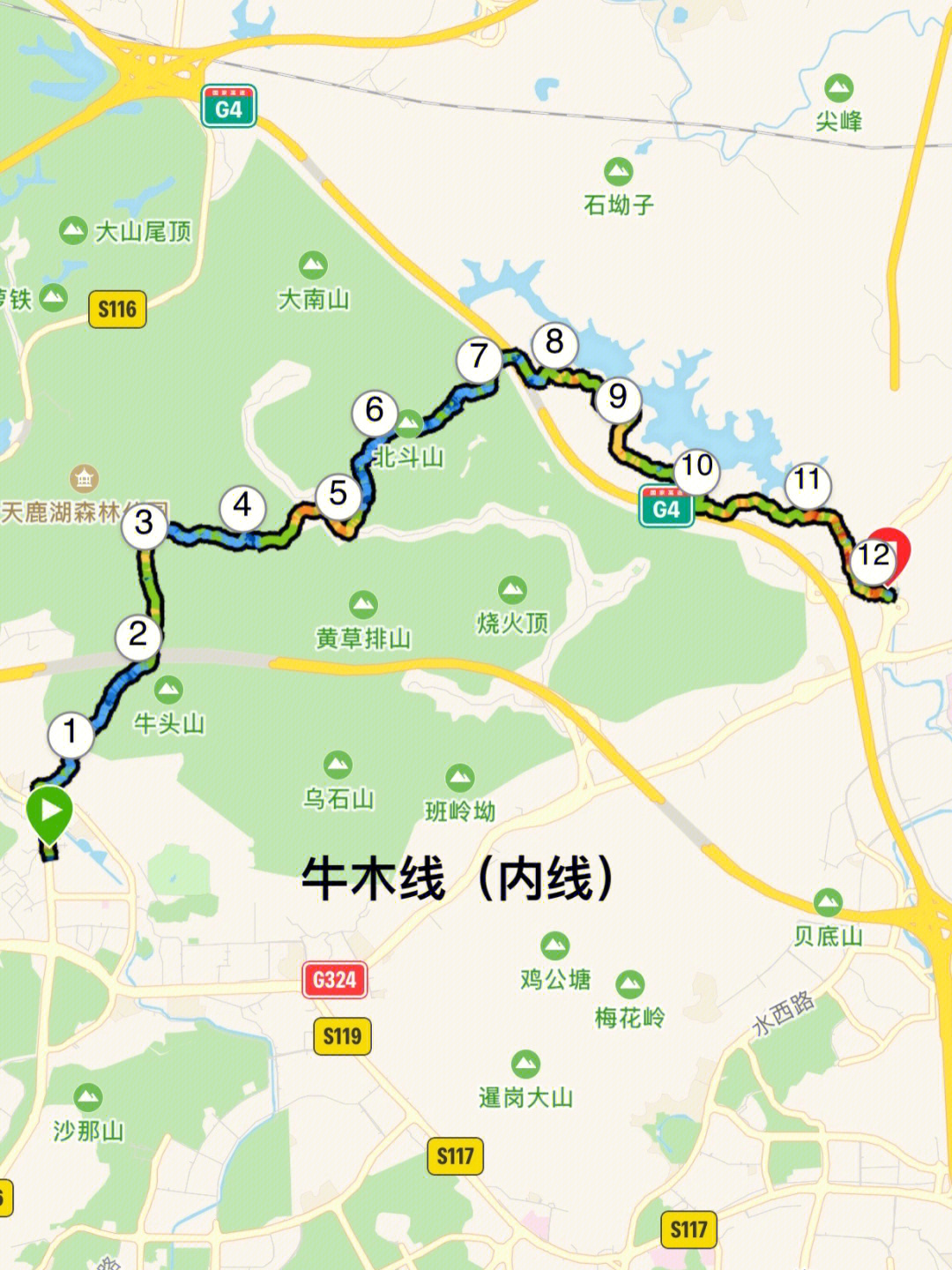 广州徒步牛木线