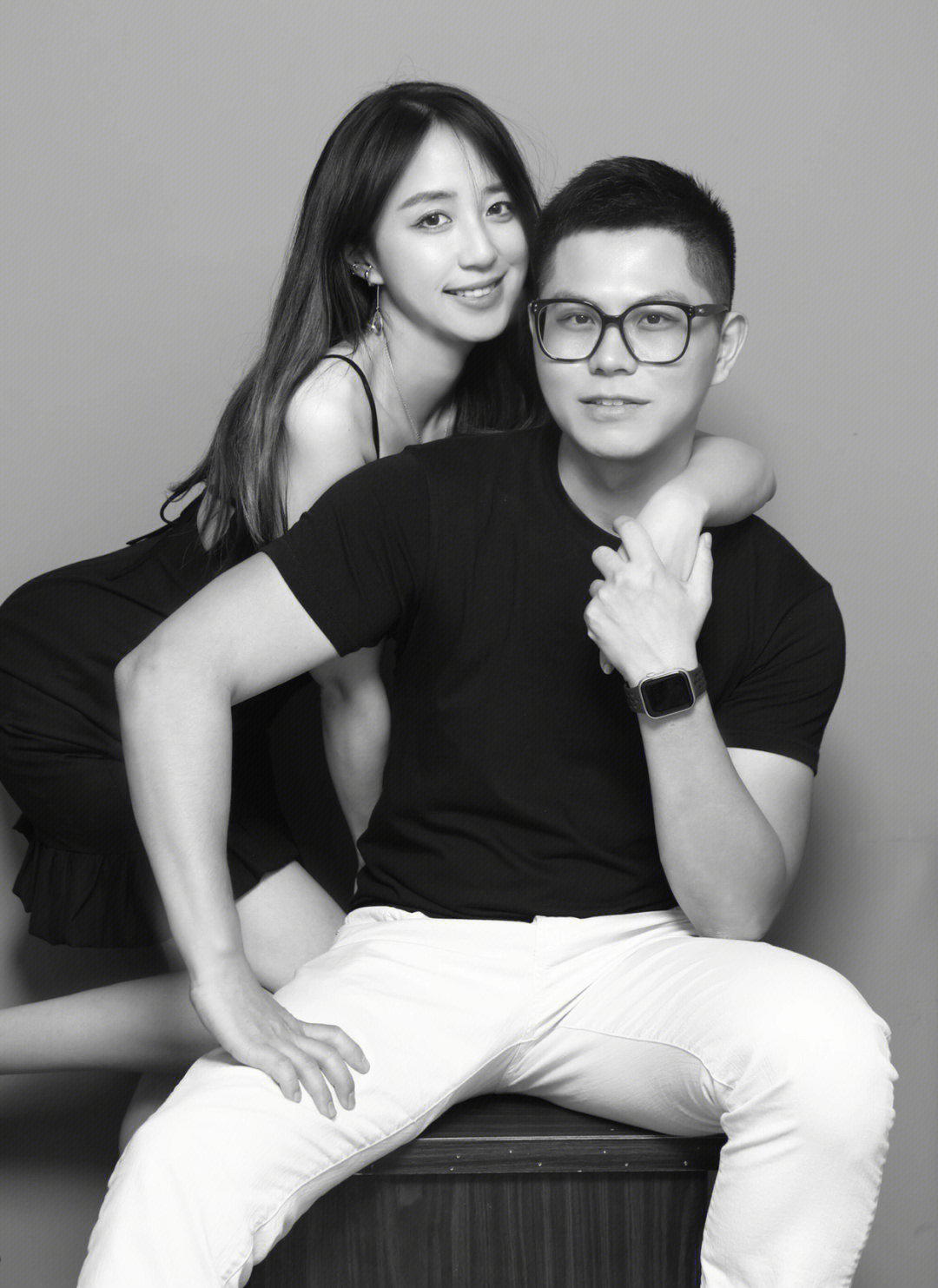 韩式黑白情侣自拍照一家超有氛围感的自拍馆