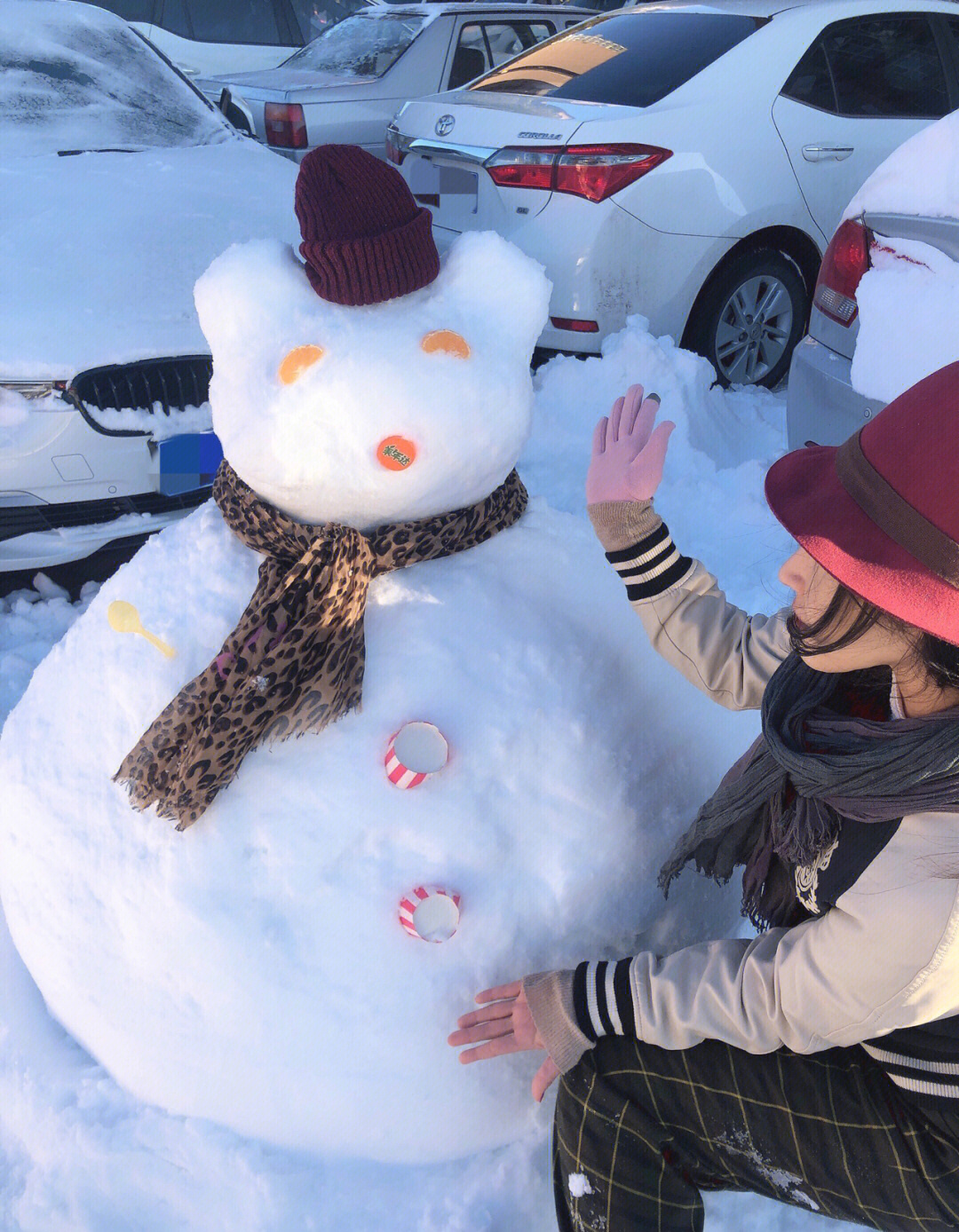 堆雪人的步骤图片