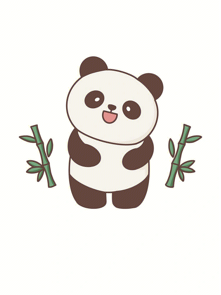 吉祥物熊猫设计简笔画图片