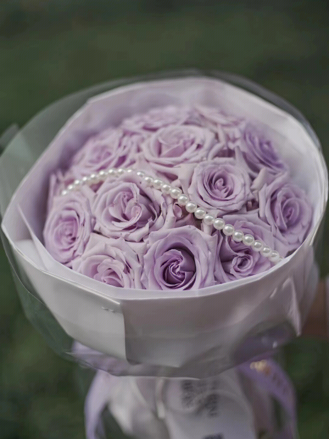 治愈紫海洋之歌玫瑰花束紫色系花束