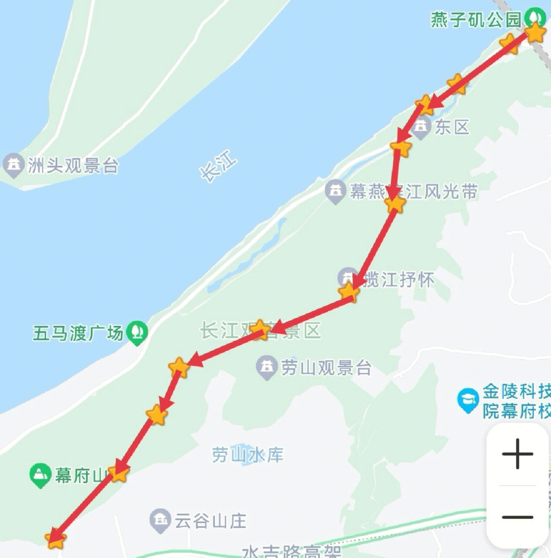 南京长江大桥公园地图图片