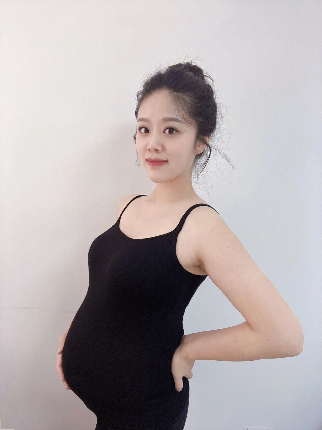 孕期记录02在家自拍孕妇照