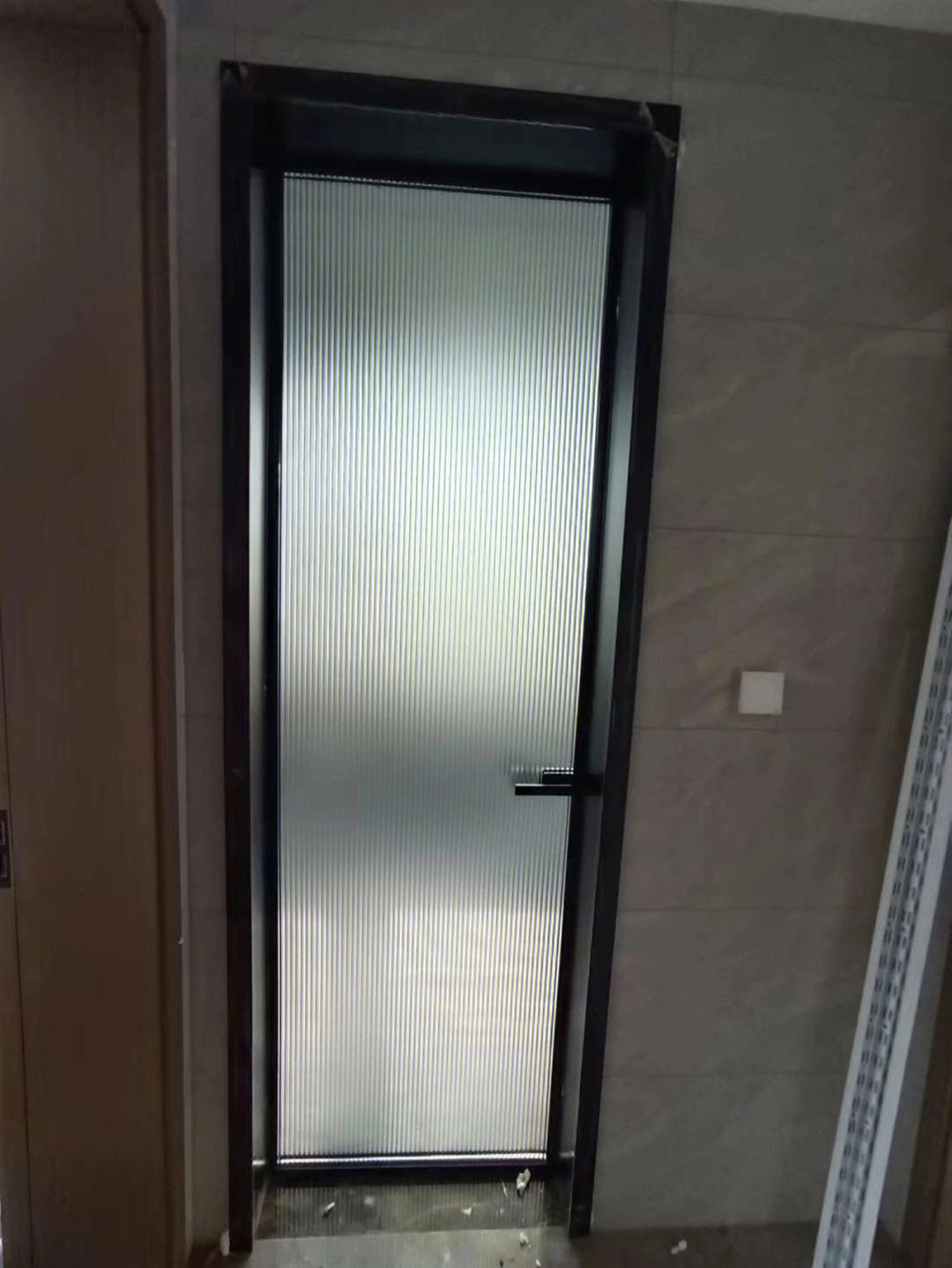 3平米卫生间玻璃门图片