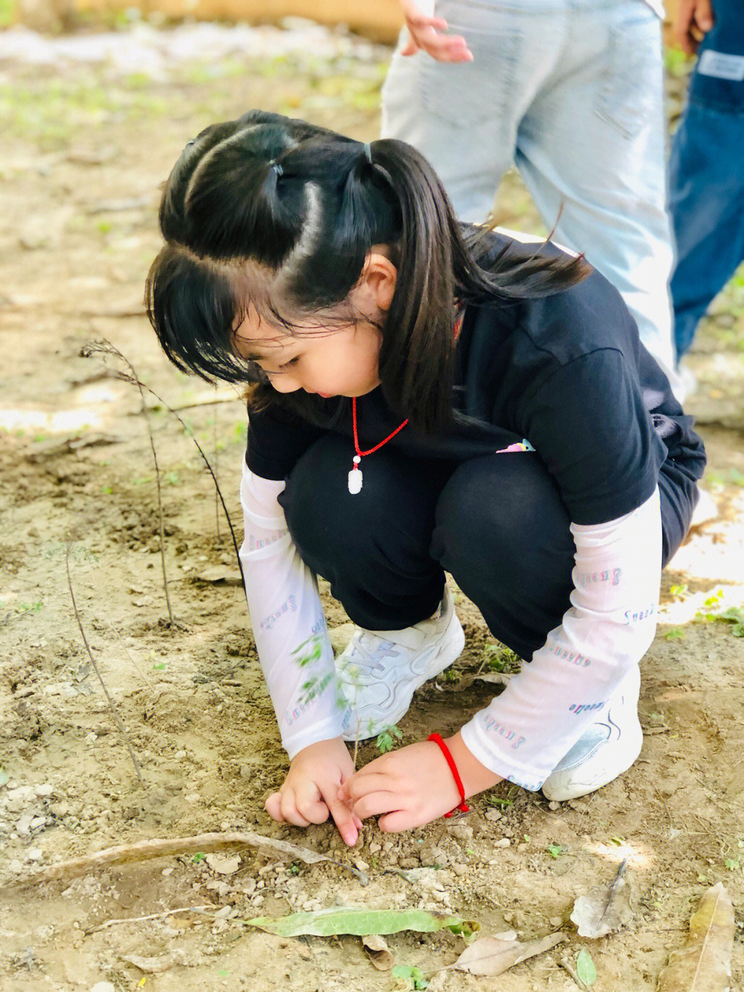 在这里我们希望孩子能在自然里成长,能在草地上奔跑,能在真正的泥土里