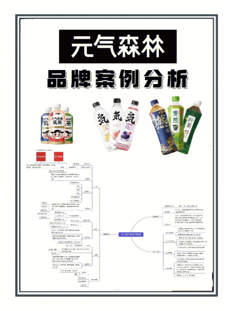 元气森林61品牌整理分析框架:73元气森林品牌定位73元气森林