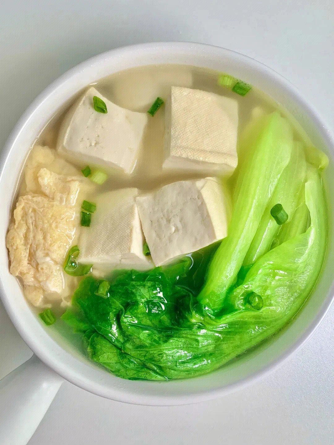 生菜炖豆腐图片