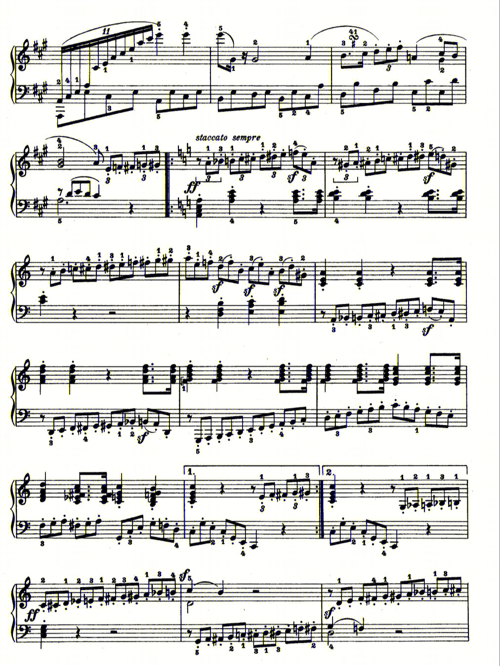 琴谱贝多芬奏鸣曲op2no23