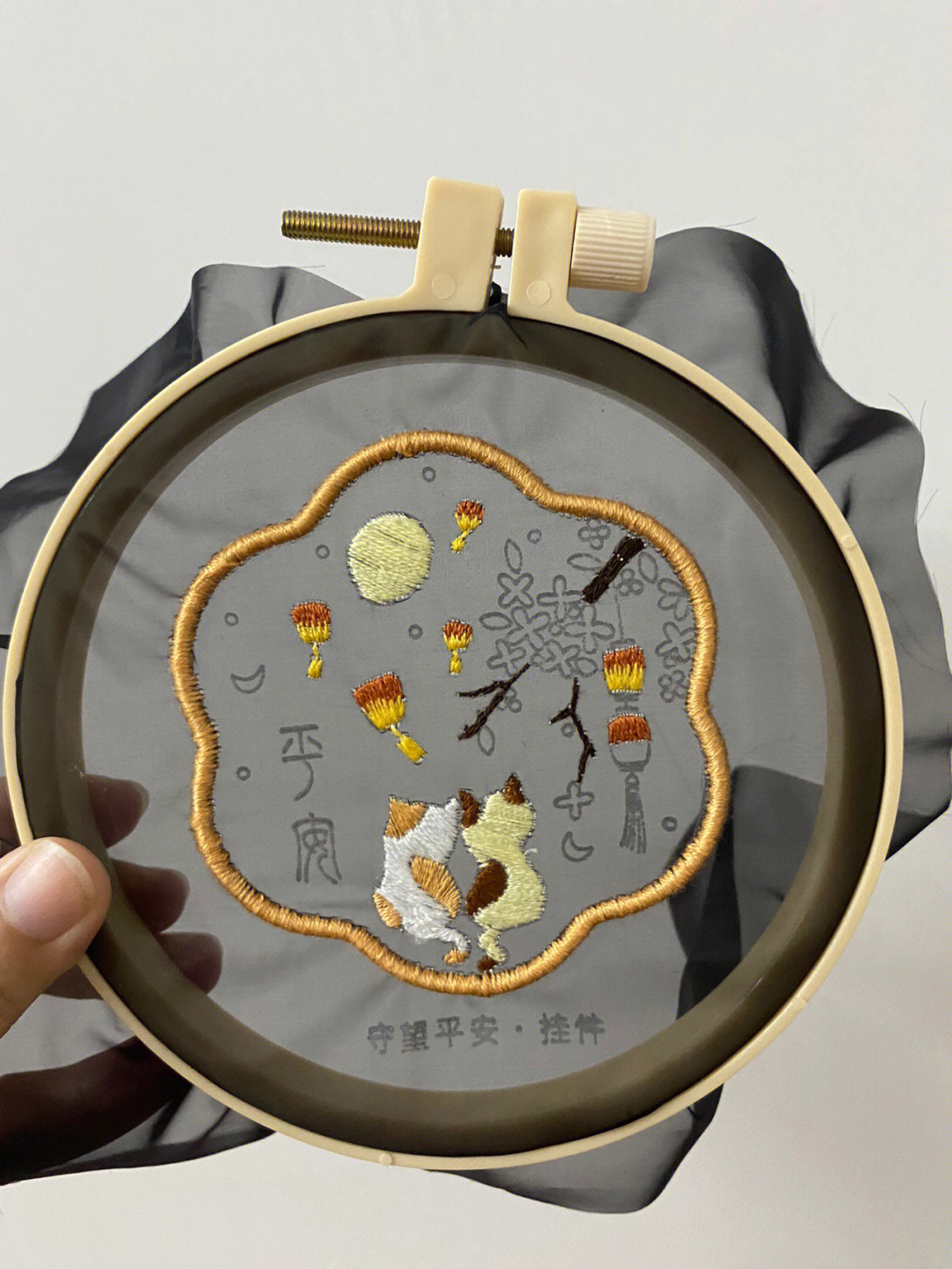 瓯绣挂件制作图片