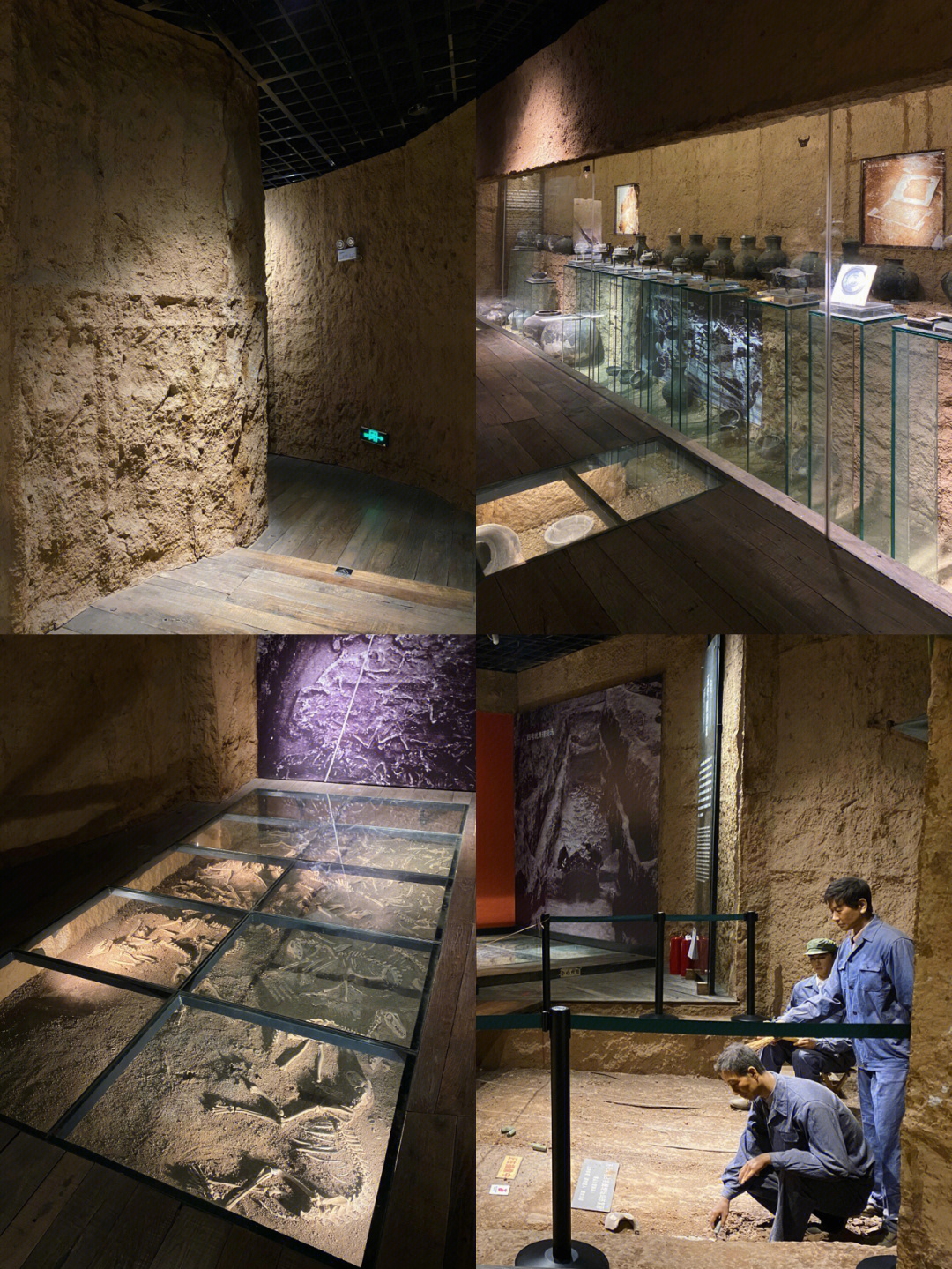 误入考古现场631595淄博市博物馆复原齐王墓陪葬坑