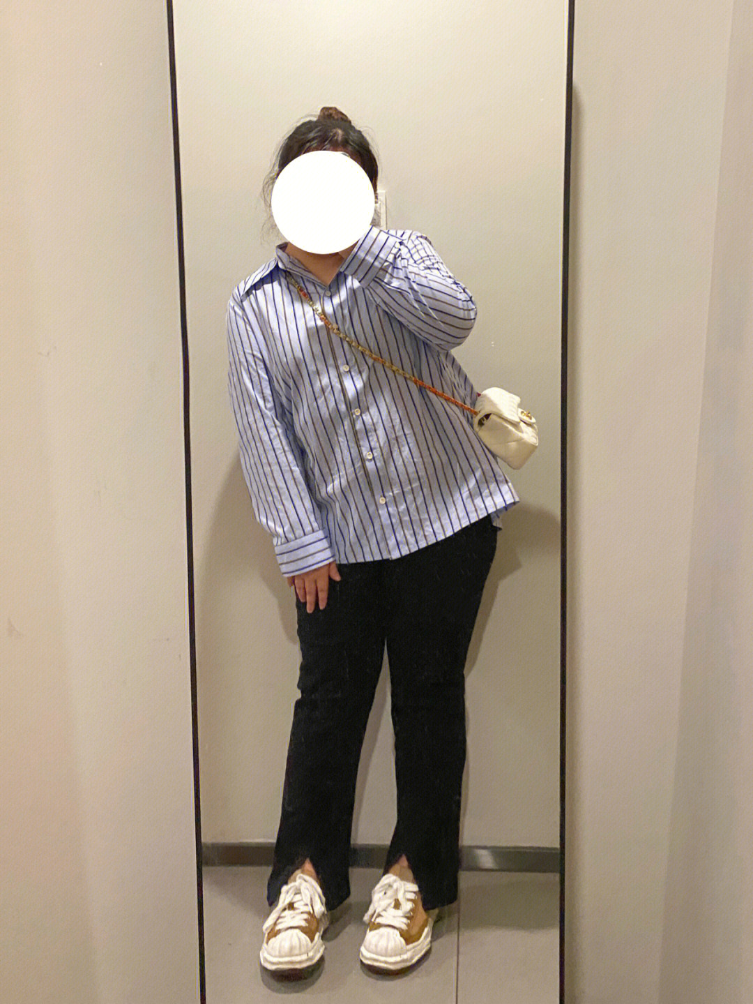 158cm170斤任何人不买这开叉裤我都会难过