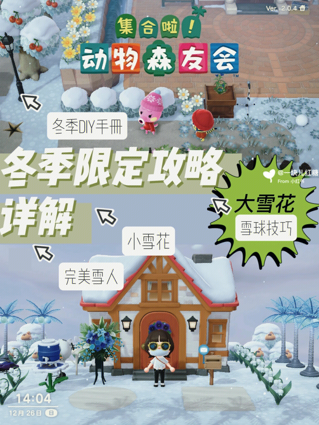 动森发现雪花活动图片