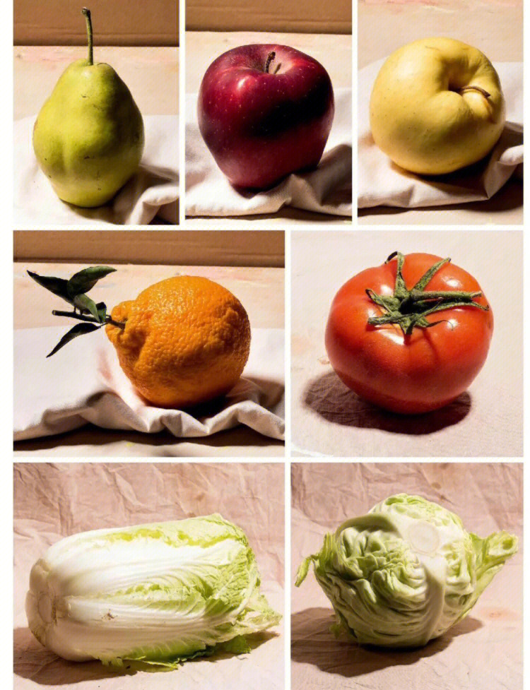 蔬果色彩单体照片临摹素材色彩的提分技巧就是多练949911566