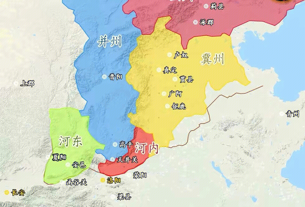 东汉幽州地图高清图片