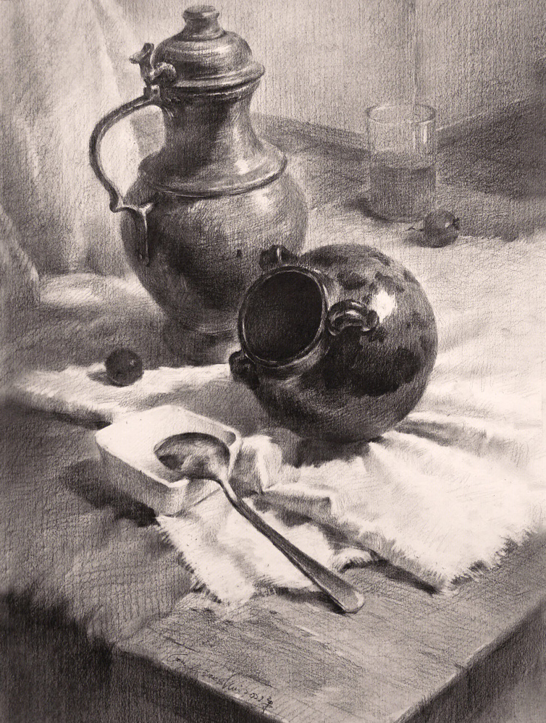 陶罐和铁罐的画法图片