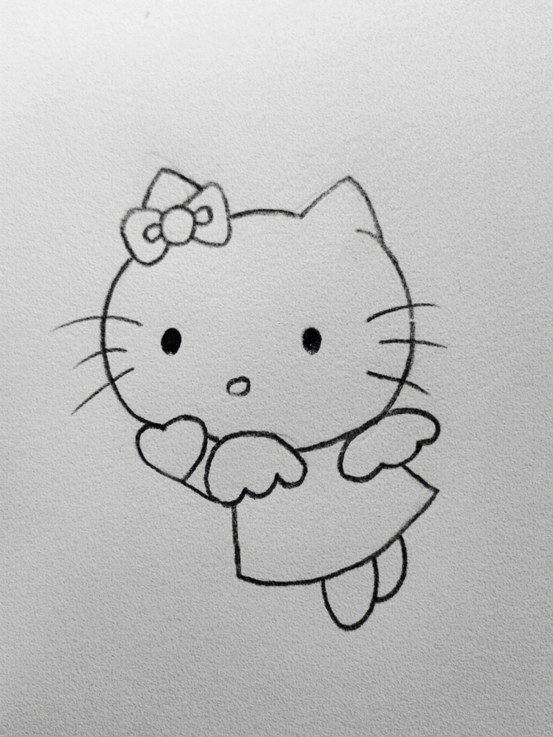 keiti猫简笔画简单图片