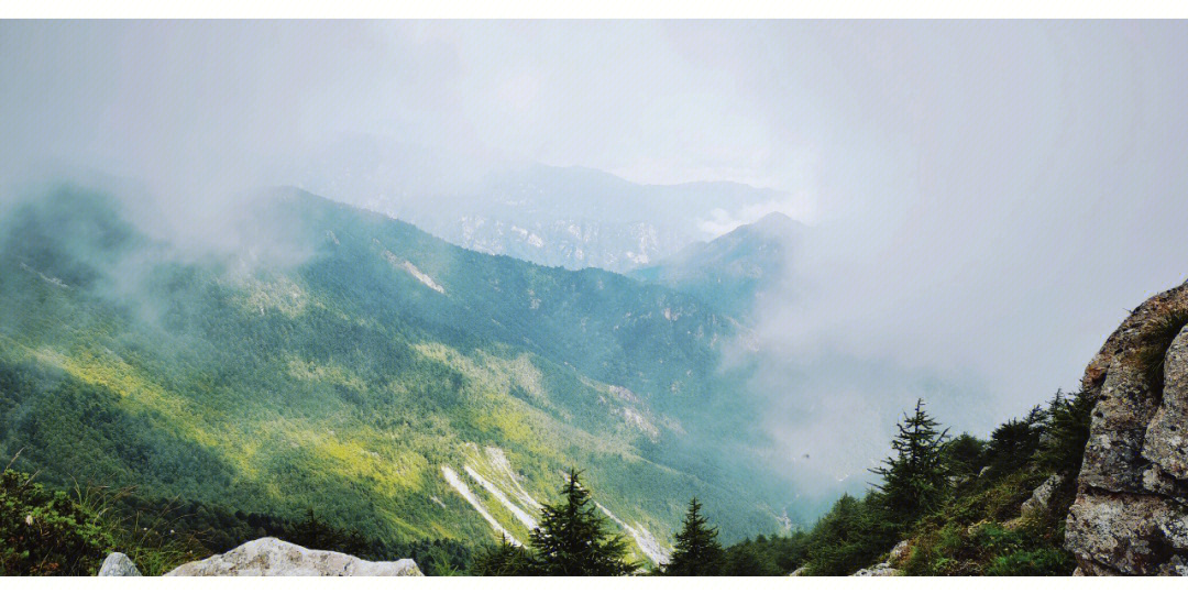 秦岭最高峰太白山