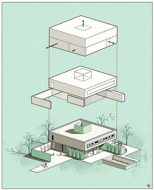 housena轴测图图片