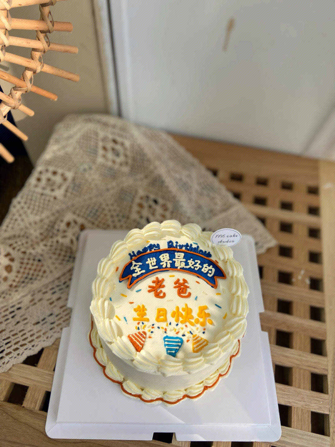 60多岁爸爸生日蛋糕图片