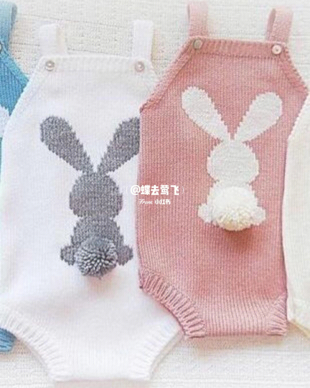 图解ins钩针编织婴儿服兔孑图案