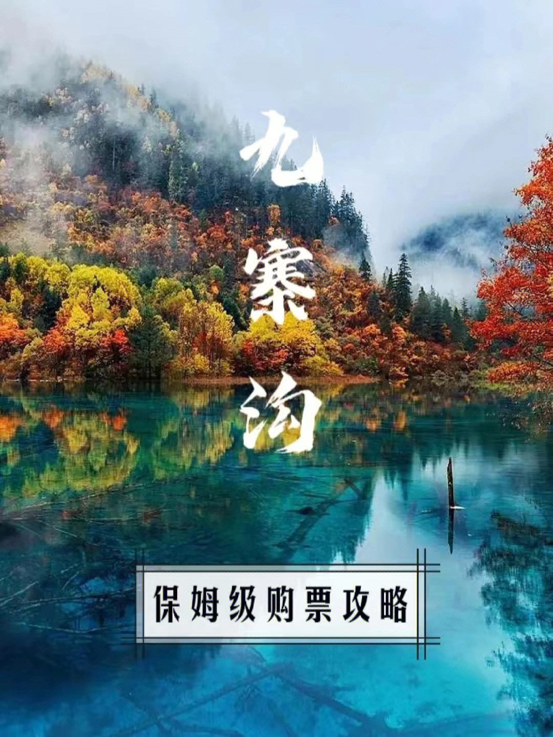 九寨沟门票多少钱图片