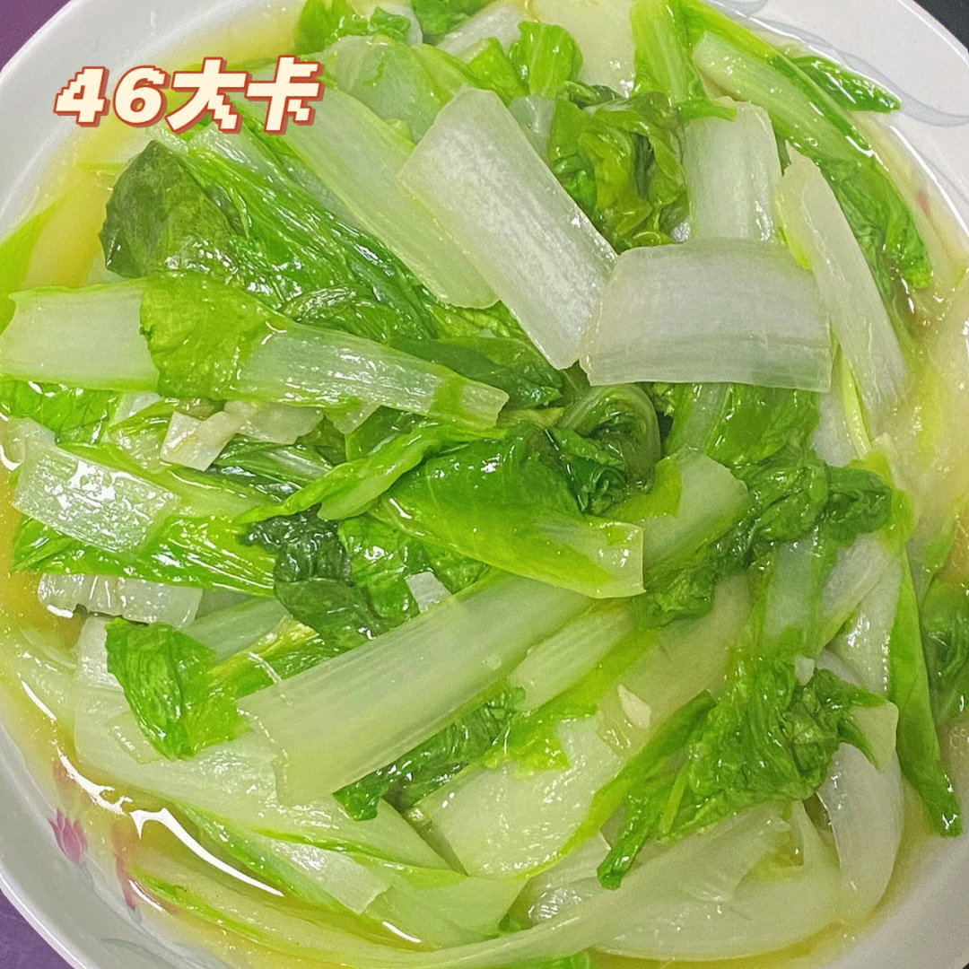 糊弄版减脂菜10042三步快手的素炒小白菜