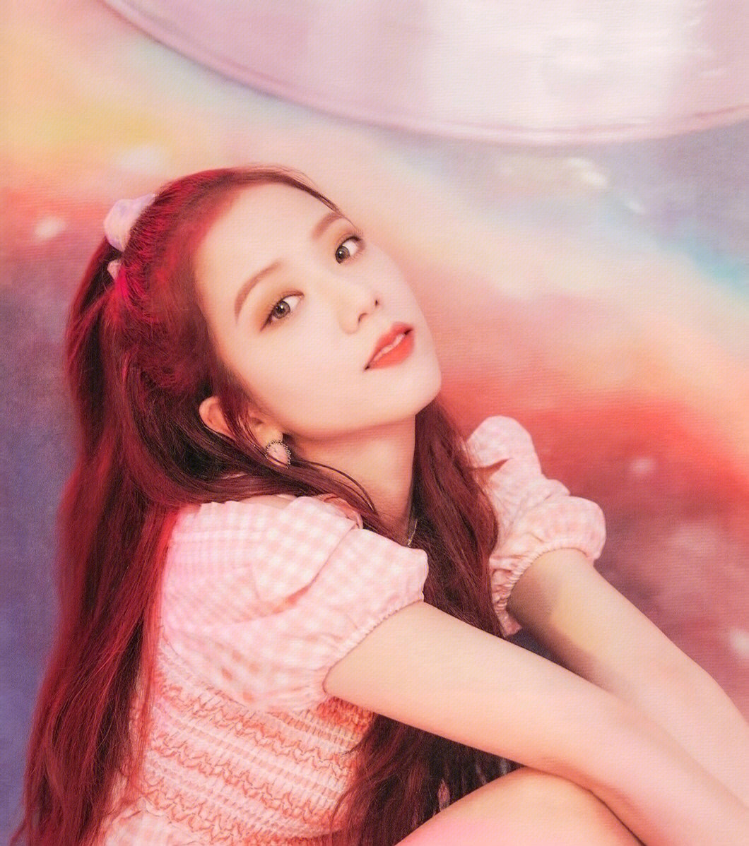 这个时期的blackpink都好活力红发秀jisoo